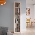 Alice Springs Display Cabinet - 1 Door - Tall - Glass - Sand