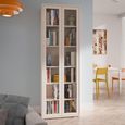 Alice Springs Display Cabinet - 2 Door - Tall - Glass - Sand