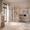 Alice Springs Display Cabinet - 2 Door - Tall - Glass - Sand