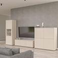 Alice Springs Display Cabinet - 3 Door - Narrow - Sand