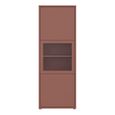 Alice Springs Display Cabinet - 3 Door - Narrow - Terracotta