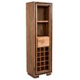 Jodhpur Display Unit - 1 Drawer - Tall - with Wine Rack - Solid Sheesham Wood