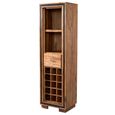 Jodhpur Display Unit - 1 Drawer - Tall - with Wine Rack - Solid Sheesham Wood