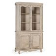 Adley Display Cabinet - Beige Mango Wood - 4 Door