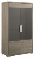 Tivoli Display Cabinet - 2 Door - Grey Wood