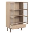 Aston Display Cabinet - 2 Door - Oak