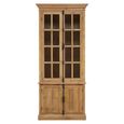 Banten Display Cabinet - 2 Door - Pine Wood
