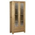 Bergen Display Unit - 2 Door - 1 Drawer - Oak