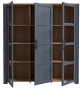 Bohol Blue 3 Door Large Display Cabinet