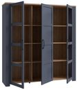 Bohol Blue 3 Door Large Display Cabinet