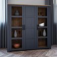 Bohol Blue 3 Door Large Display Cabinet