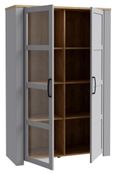 Bohol Grey 2 Door Display Cabinet