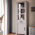 Bohol Grey Narrow Display Cabinet