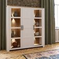 Bohol White 3 Door Large Display Cabinet