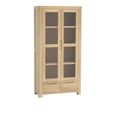 Carly Display Cabinet - 2 Door - Oak