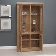 Bordeaux Display Unit - 4 Door - Oak