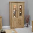 Bordeaux Display Unit - 4 Door - Oak