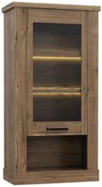 Corona Oak Effect Small Display Cabinet