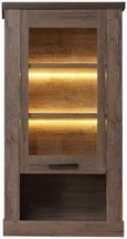 Corona Oak Effect Small Display Cabinet