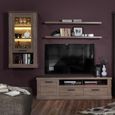 Corona Oak Effect Small Display Cabinet