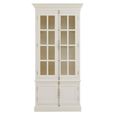 Covent Display Unit - 4 Door - White Mahogany Wood
