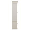 Covent Display Unit - 4 Door - White Mahogany Wood