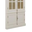 Covent Display Unit - 4 Door - White Mahogany Wood