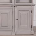 Distressed Grey Display Cabinet - Large