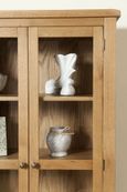 Dorset Display Cabinet - 2 Door - Oak