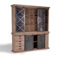 Irondale Display Cabinet - Mango Wood - 4 Door