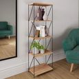 Lewis Wotan Oak Narrow Display Unit