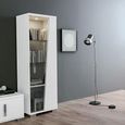Lisa Display Cabinet - 1 Door - White