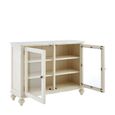 Loire Display Cabinet - 2 Door - Small - White
