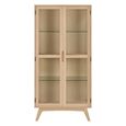 Marte Display Cabinet - 2 Door - White Oak