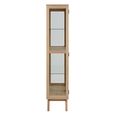 Marte Display Cabinet - 2 Door - White Oak