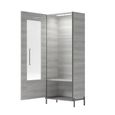 Mia Display Cabinet - 1 Door LHF - Grey
