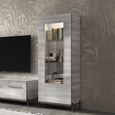 Mia Display Cabinet - 1 Door RHF - Grey
