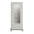 Mia Display Cabinet - 1 Door RHF - Grey