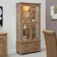 Opus Display Cabinet - 2 Door - Oak