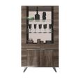 Modern Medea Vitrine - 2 Door - Vintage Oak