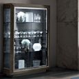 Elite Vitrine - 2 Door - Silver Birch