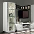 Roma Vitrine - 1 Door - Glamuor - White