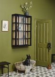 Bei Black 2 Sliding Door Wall Display Cabinet
