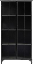Downtown Black 2 Door Display Cabinet