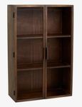 Nango Dark Brown Mango Wood 2 Door Wall Cabinet
