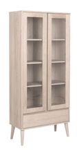 Nagano Display Cabinet - 2 Door - White Oak