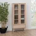 Nagano Display Cabinet - 2 Door - White Oak