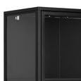 Newcastle Display Cabinet - 2 Door - Tall - Black