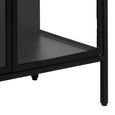 Newcastle Display Cabinet - 2 Door - Tall - Black