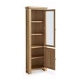 Normandy Display Cabinet - 2 Door Corner - Oak